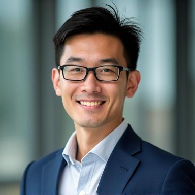 Professional headshot of Liam Chen